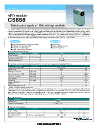 Datasheet  C5658