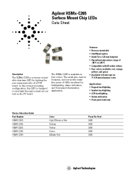 Datasheet  HSMx-C265