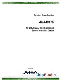 Datasheet  AHA4011C