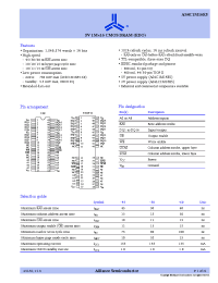 Datasheet  AS4C1M16E5