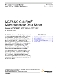 Datasheet  MCF5327CVM240