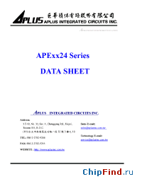 Datasheet  APE12724