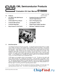 Datasheet  EV8000