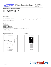 Datasheet  BTA1210FP