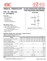 Datasheet  FR307G-STR