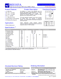 Datasheet  MH103A