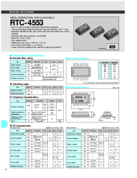 Datasheet  RTC-4553