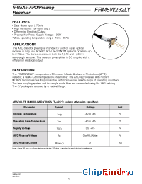Datasheet  FRM5W232LY
