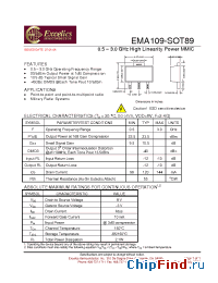 Datasheet  EMA109-SOT89