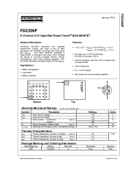 Datasheet  FDZ206P