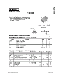 Datasheet  FJX4003R