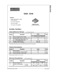 Datasheet  SS32-S310