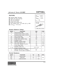 Datasheet  SSP7N80A