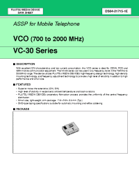Datasheet  VC-30