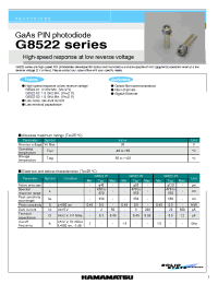 Datasheet  G8522