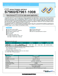 Datasheet  S7961-1008