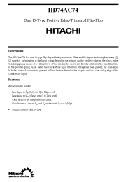 Datasheet  HD74AC74