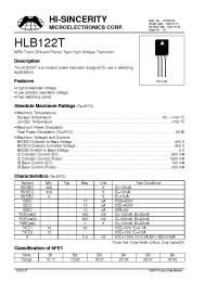 Datasheet  HLB122T