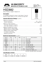 Datasheet  HSD882