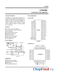 Datasheet  GM6486-44