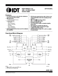 Datasheet  IDT70V26L
