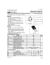Datasheet  IRG4PC50FD
