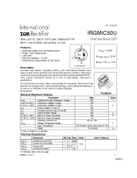 Datasheet  IRGMIC50U