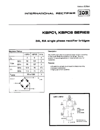 Datasheet  KBPC1