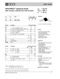 Datasheet  DSEC16-02A