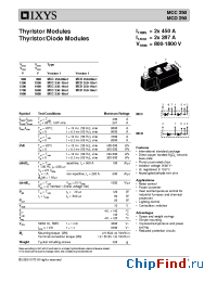 Datasheet  MCD 250