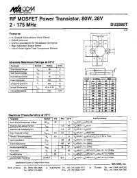 Datasheet  DU2880T