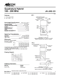 Datasheet  JHS-121