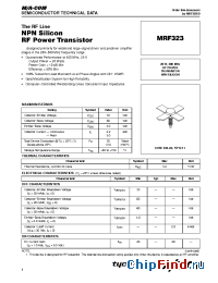 Datasheet  MRF323