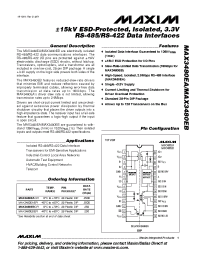Datasheet  MAX3480EA