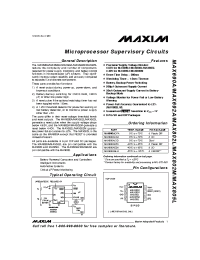 Datasheet  MAX690A