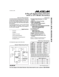 Datasheet  MAX801L