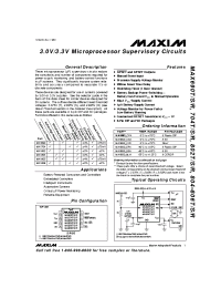 Datasheet  MAX805T