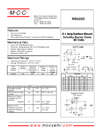 Datasheet  RB420D