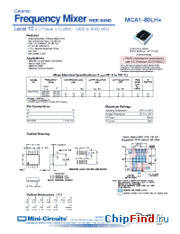 Datasheet  MCA1-80LH