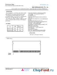 Datasheet  MH16D64AKQC-10