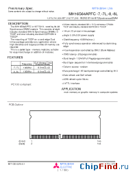 Datasheet  MH16S64APFC-7