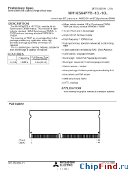 Datasheet  MH16S64FFB-10