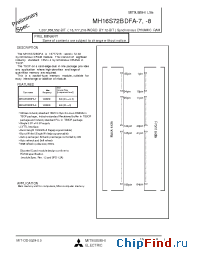 Datasheet  MH16S72BDFA-7
