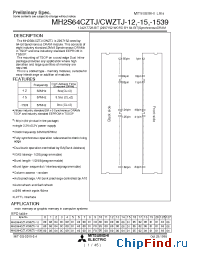 Datasheet  MH2S64CZTJ-12