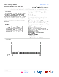 Datasheet  MH64D64AKQH-75