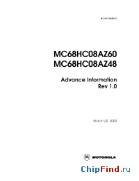 Datasheet  MC68HC08AZ48