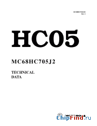 Datasheet  MC68HC7