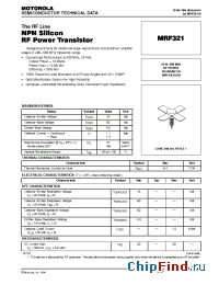 Datasheet  MRF321