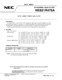 Datasheet  NE651R479A