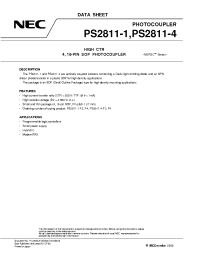 Datasheet  PS2811-1